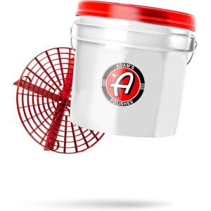 imageAdams Polishes Wash Bucket 35 Gallon Bucket  Grit Guard  Car Detailing Tool for Car Washing amp Garage Storage  Stores Car Wash Soap Foam Cannon Foam Gun Microfiber Towels amp More35 Gallon Bucket  Grit Guard  Gamma Seal Lid