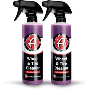imageAdams Polishes Wheel amp Tire Cleaner 16oz  Professional All in One Car Wash Wheel Well Cleaning Spray for Car Detailing  Safe On Most Rim Finishes16 fl oz 2 Pack