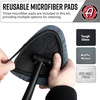 image:imageAdams Polishes Windshield Cleaning Tool  Car Interior Window Glass Wand Accessory with 3 Microfiber Pads amp Extendable Handle for Removing Dust Moisture Haze Defrosting Etc